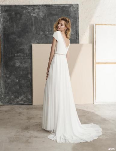 Brautkleid in Rückansicht