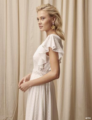 Brautkleid in Detailansicht