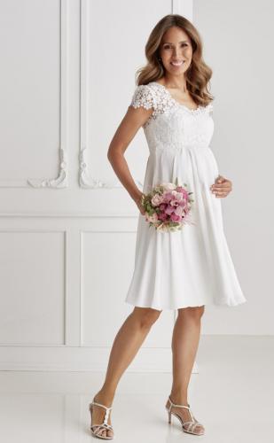 Liebreiz-Umstandskleid-Schwangerschaftsbrautkleid-LU-7505 Brautkleid-Umstandskleid-kurz 1 (1)